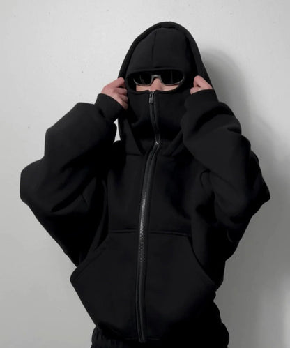 Buzo con capucha y cierre ESTILO NINJA  Noctra ™