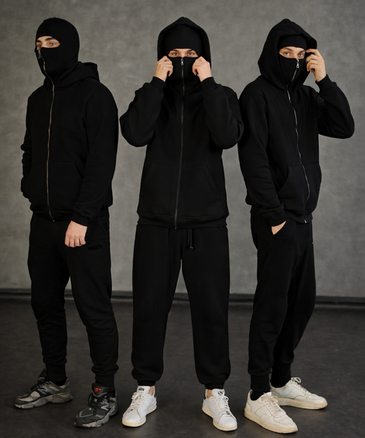 Buzo con capucha y cierre ESTILO NINJA  Noctra ™