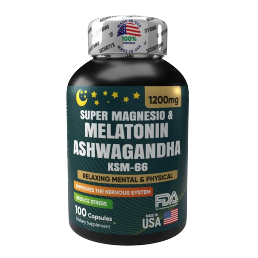SOMNERA™ Super Magnesio Melatonina y shwagandha 2X1